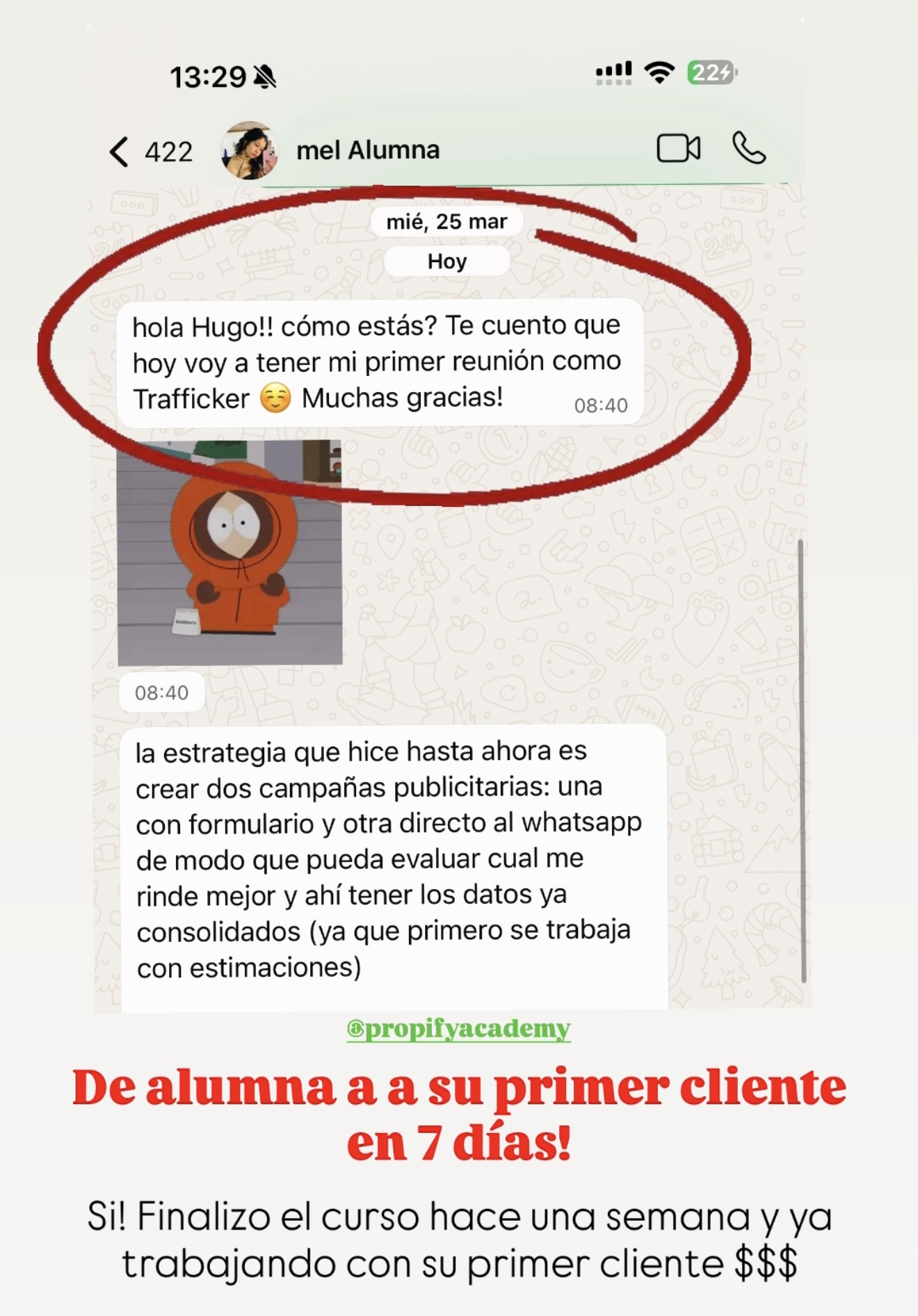 Testimonio alumno Propify Academy
