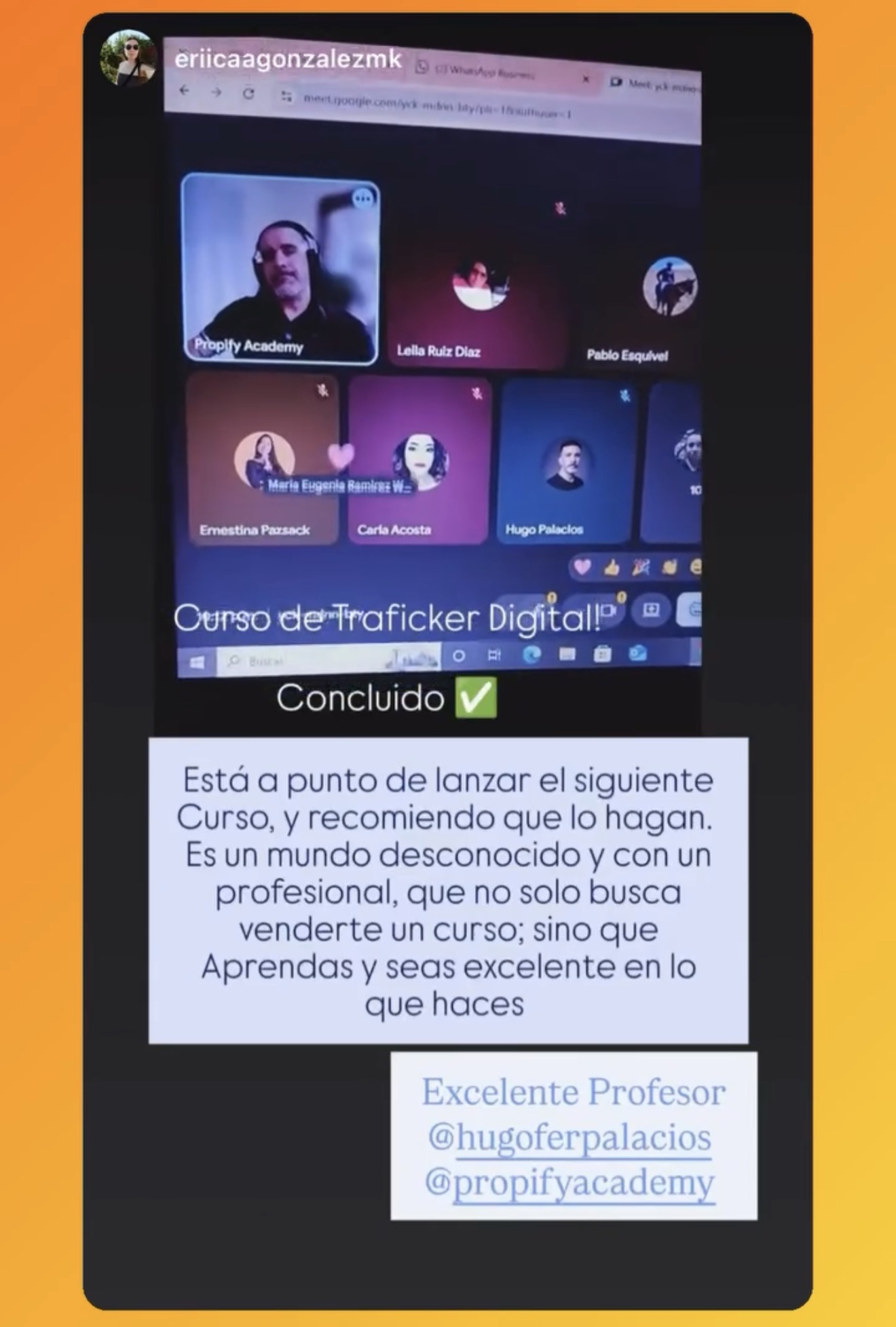 Testimonio alumno Propify Academy
